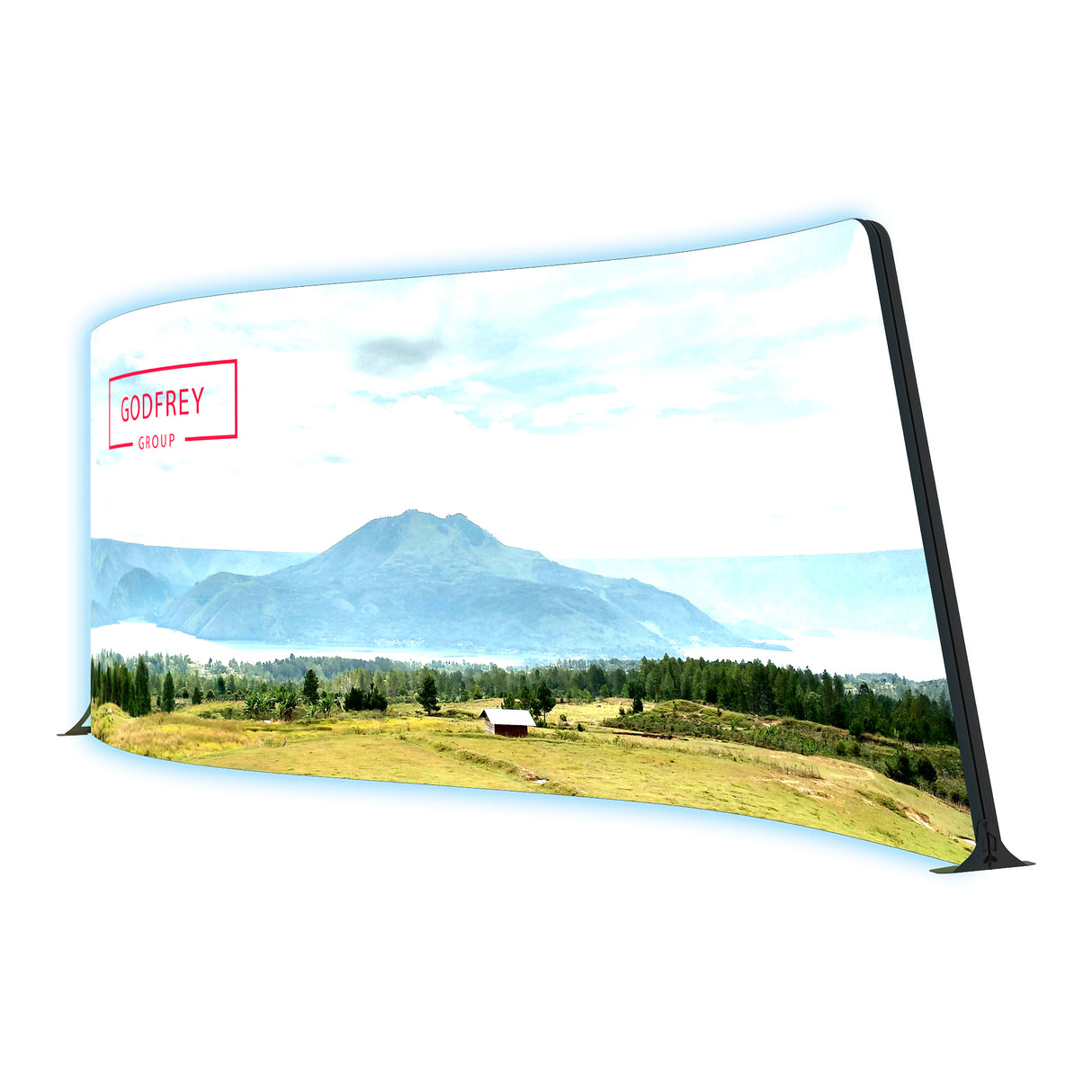 20' S Curved & Tapered Lightbox