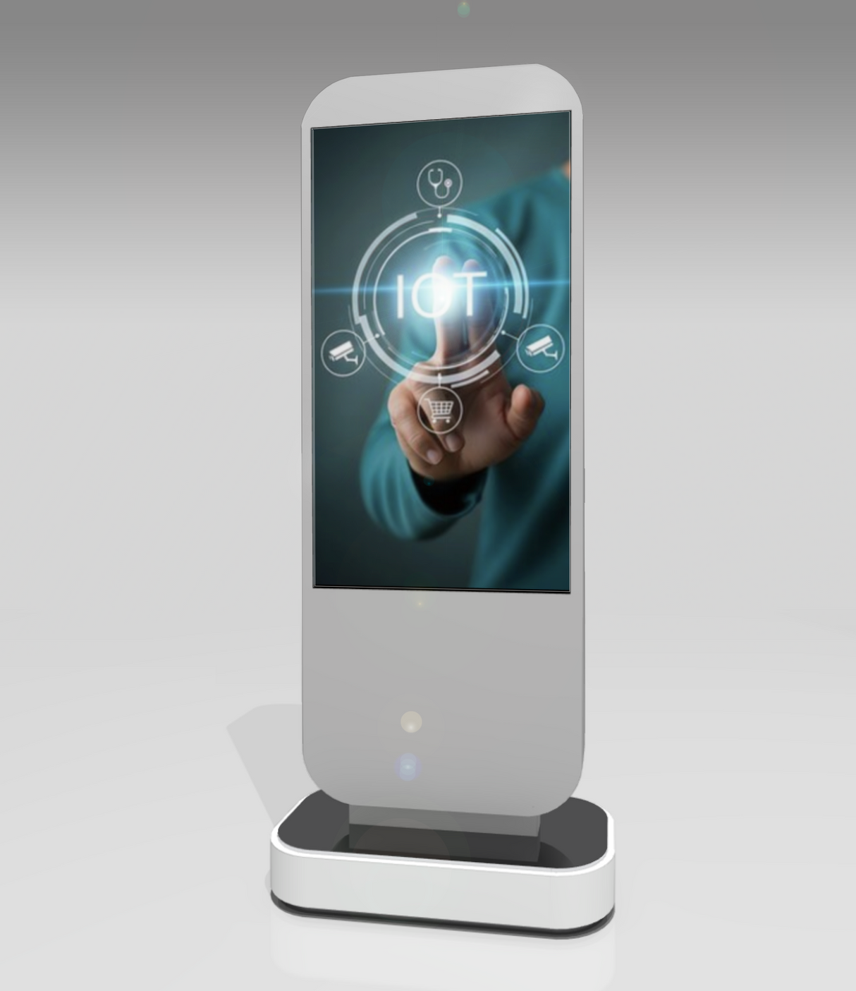 Touch Screen Kiosk 55" Monitor - Portrait Orientation