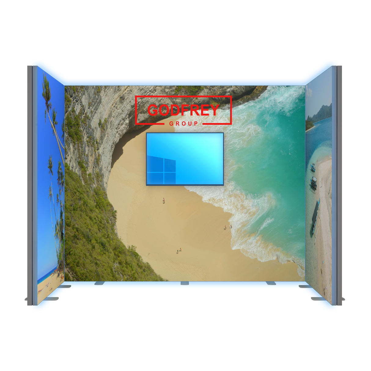 Backlit 10x10 Kit - Optional Monitor Mount(s)