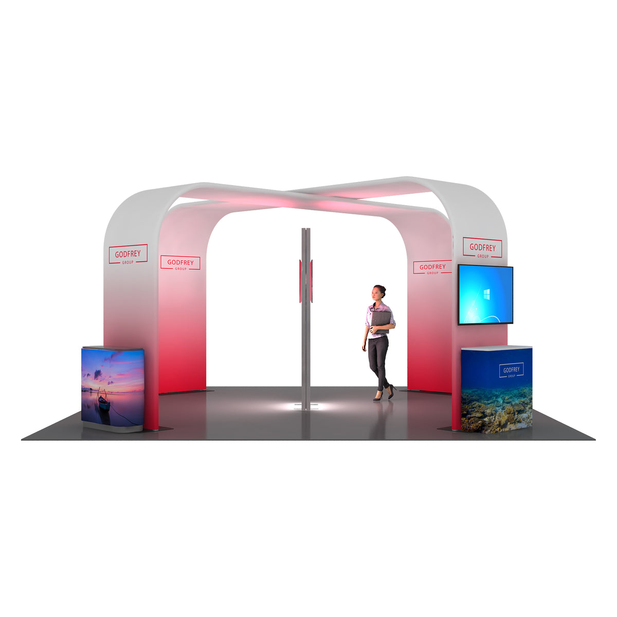 20 x 20 Trade Show Display Exhibit Package 2