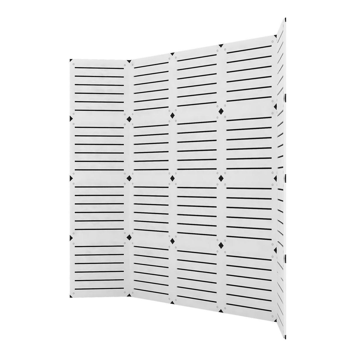 8’ Modular Slatwall Display - Optional Graphics and Monitor Mount