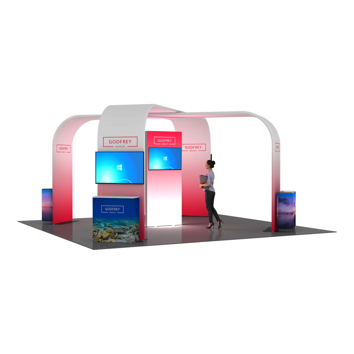 20 x 20 Trade Show Display Exhibit Package 2