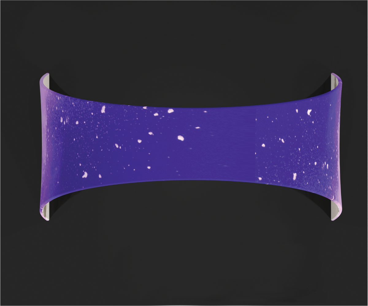 Arch with printed fabric graphics, approx. 10'w x 7.5'h