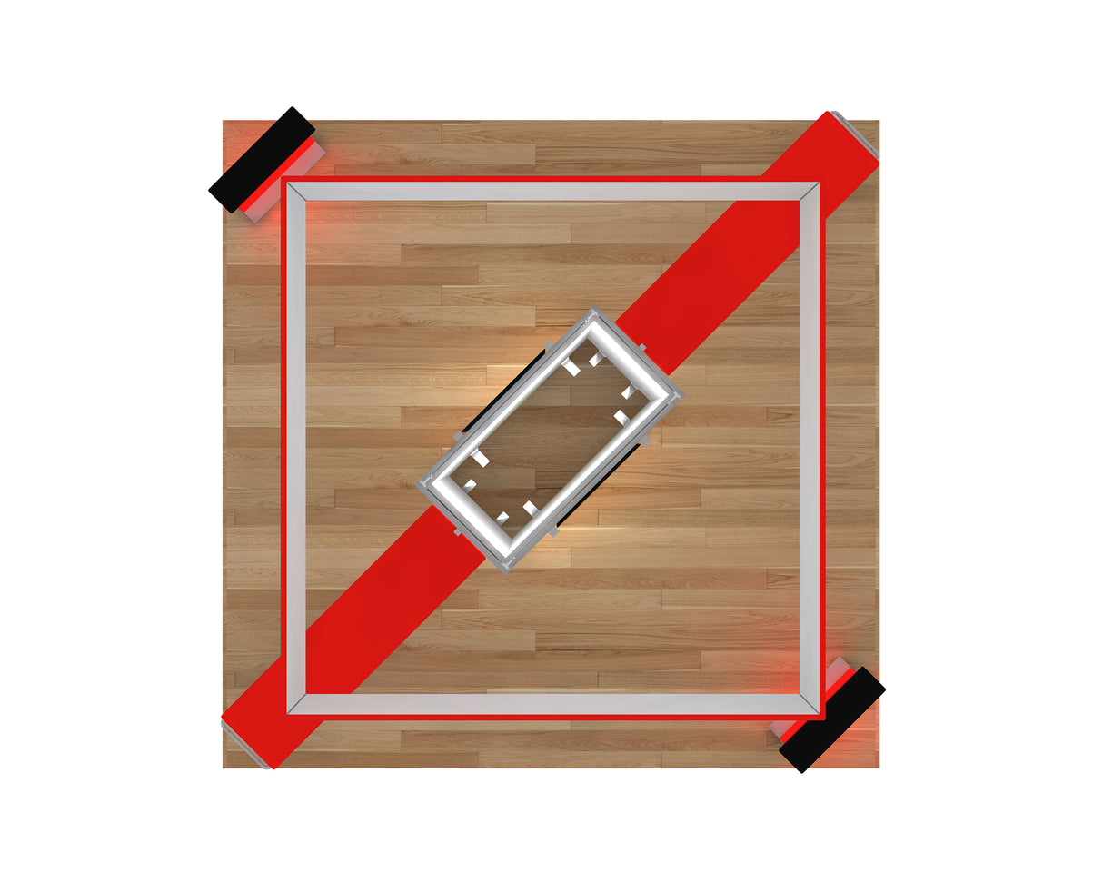 20 x 20 Backlit Exhibit With Storage Closet And Archway