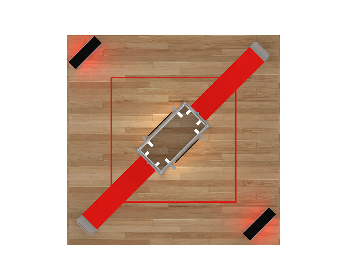 20 x 20 Backlit Exhibit With Storage Closet And Archway