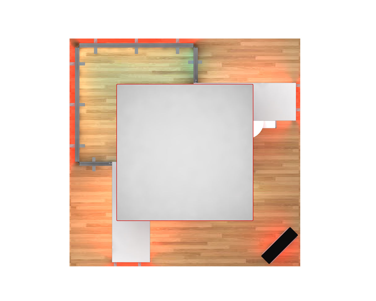 20 x 20 Backlit Exhibit Package With Meeting Space