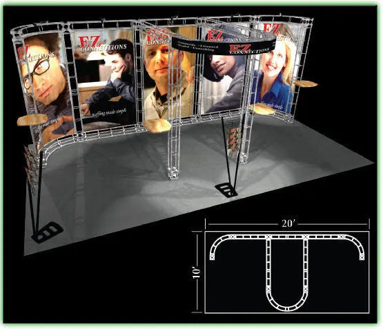 Used 10x20 Truss Display (Can be used as 10x10 as well)
