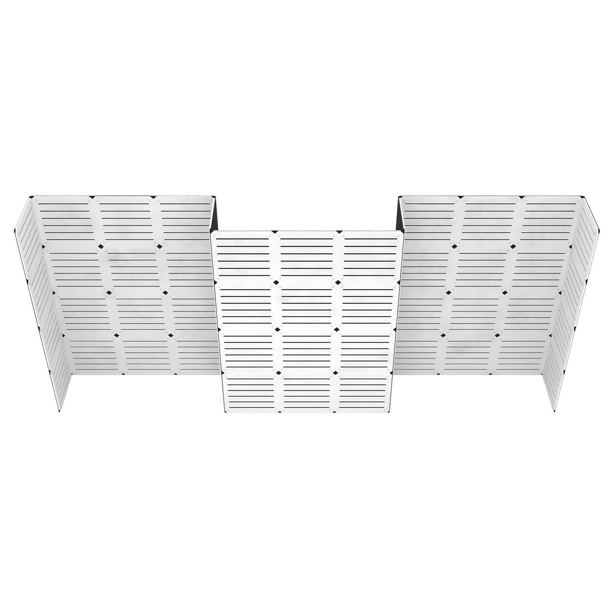 10’x20' Modular Slatwall Display