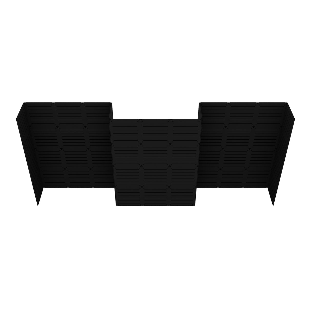 Used 10’x20' Modular Slatwall Display - Optional Graphics and Monitor Mount