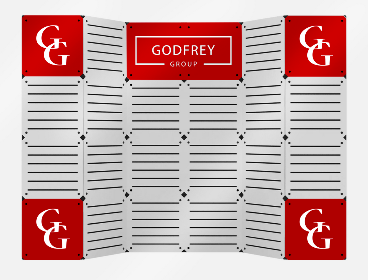 10’ Modular Slatwall Display