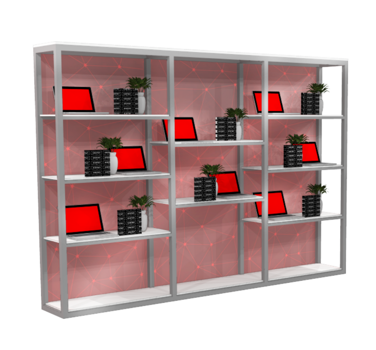 Shelf/Showcase Display for 10' Booth