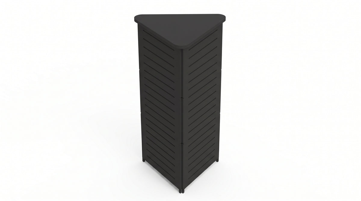 Top Cap/Shelf for Triangular Slat Panel Display