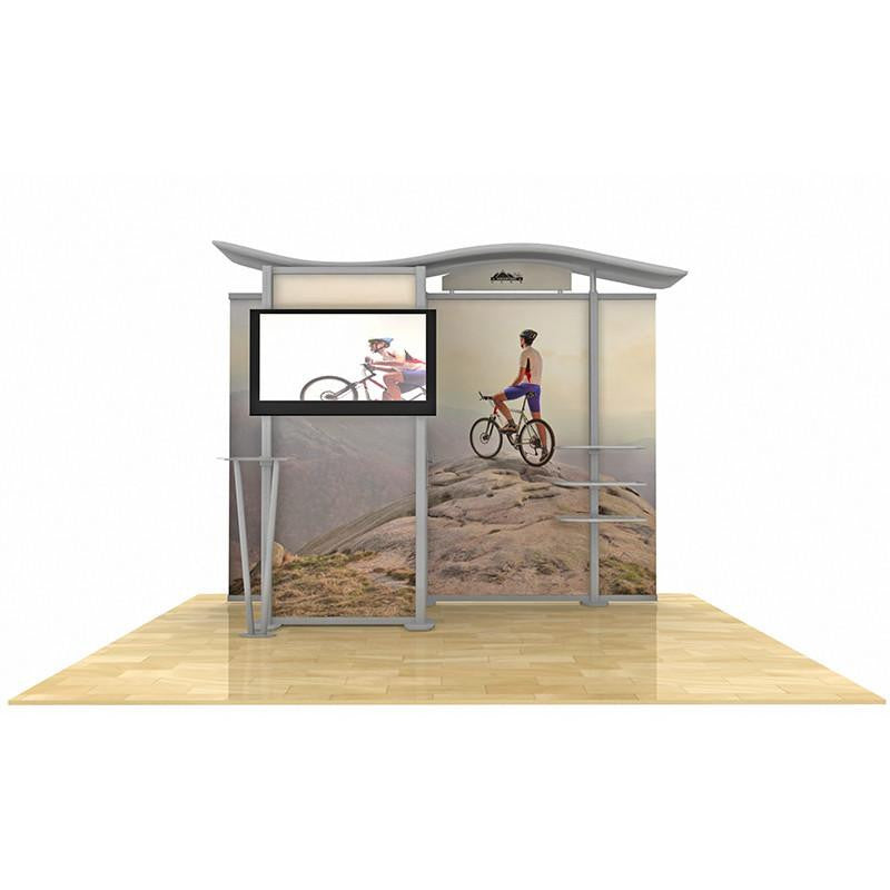 10' Modular Hybrid Display With Closet/Changing Room - Godfrey Group