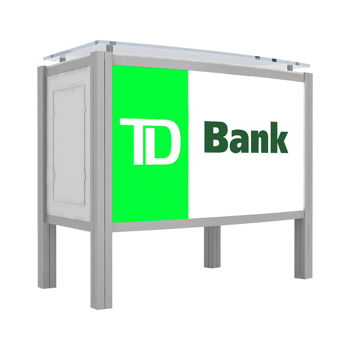 Backlit Counter with Locking Storage - 50" - Godfrey Group