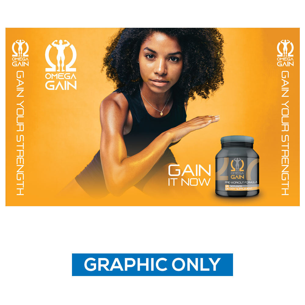 Replacement Front and Side Panel Graphics for E-BKLT-10 Backlit Display - Godfrey Group