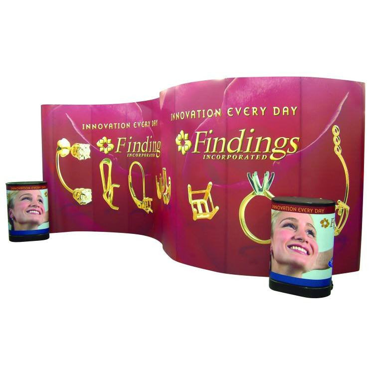 20' S-Curve Pop Up Display Package 