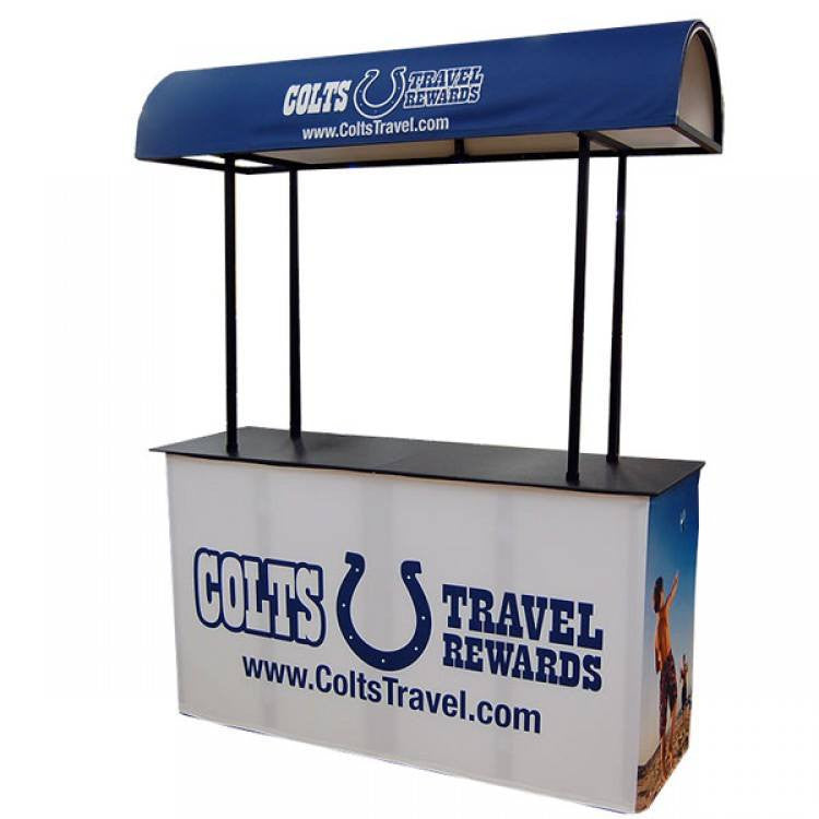 6' Wide Vendor Stand , Blue