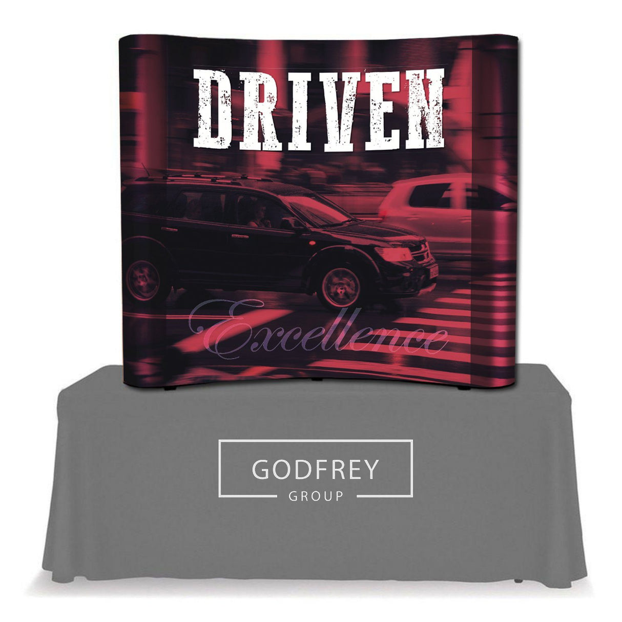 6' Curve Pop Up Table Top Package - Godfrey Group