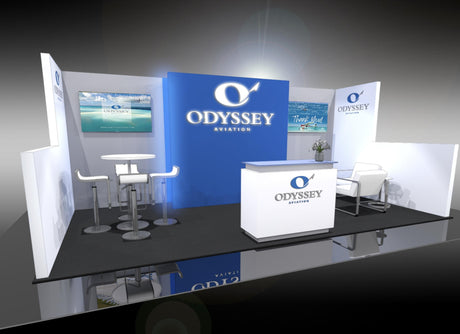 Custom Trade Show Booths & Displays - 10' x 20'