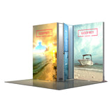 10' Backlit Display With Storage Closet - Godfrey Group
