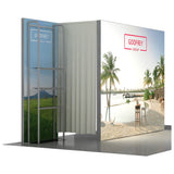 10x20 Light Box Exhibit With Storage Area