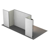 10x20 Light Box Exhibit With Storage Area