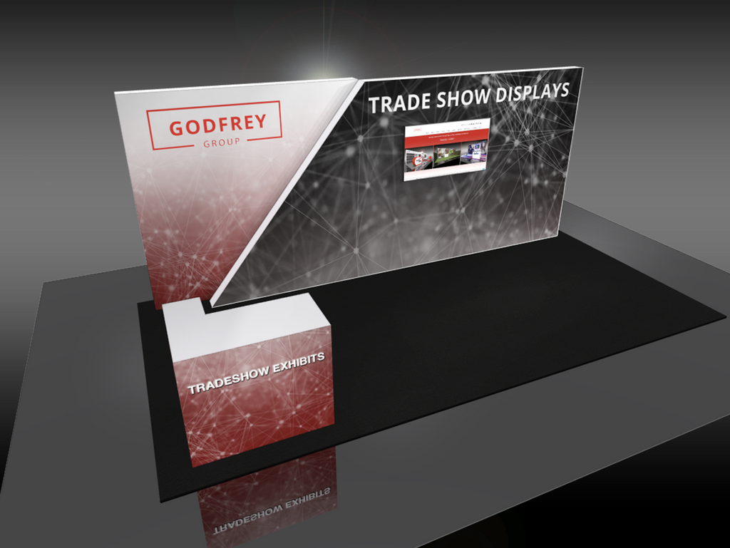 Used 10x20 Custom Trade Show Exhibit