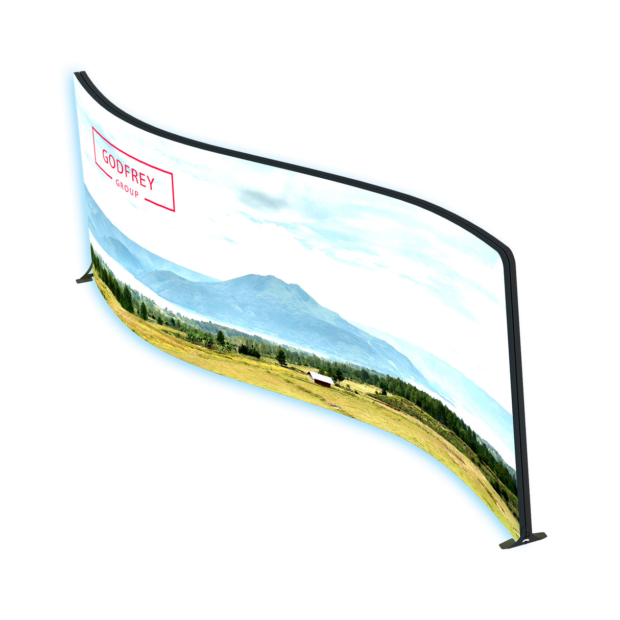 20' S Curved & Tapered Lightbox