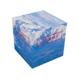 Cube with graphic