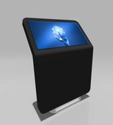 Touch Screen Kiosk -43" Monitor With Angled Stand