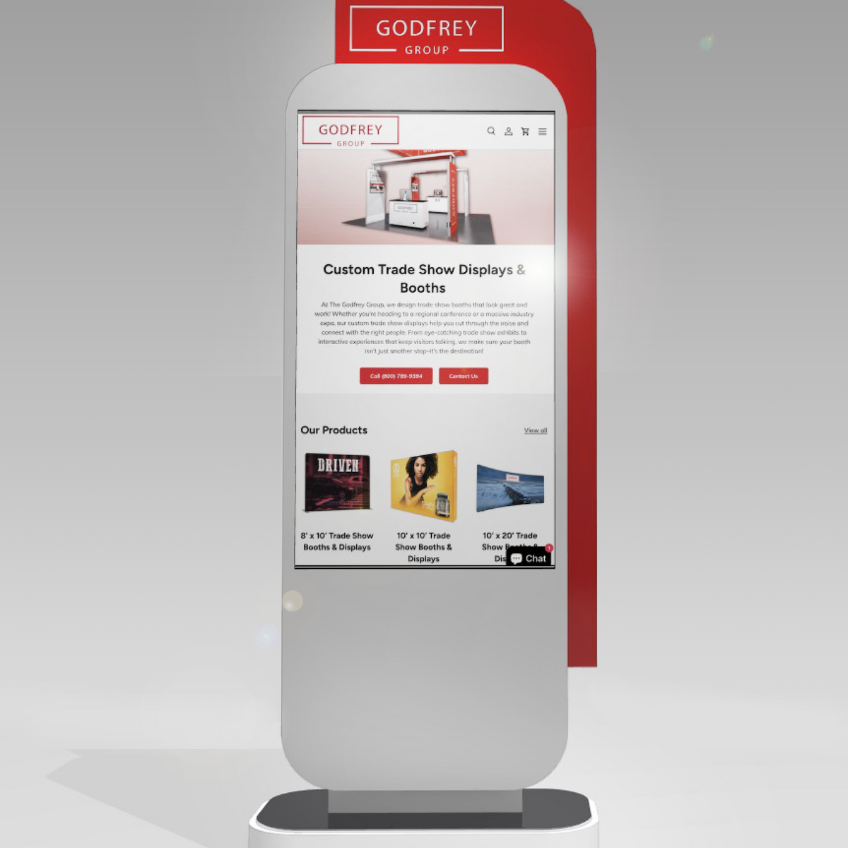 Touch Screen Kiosk 55