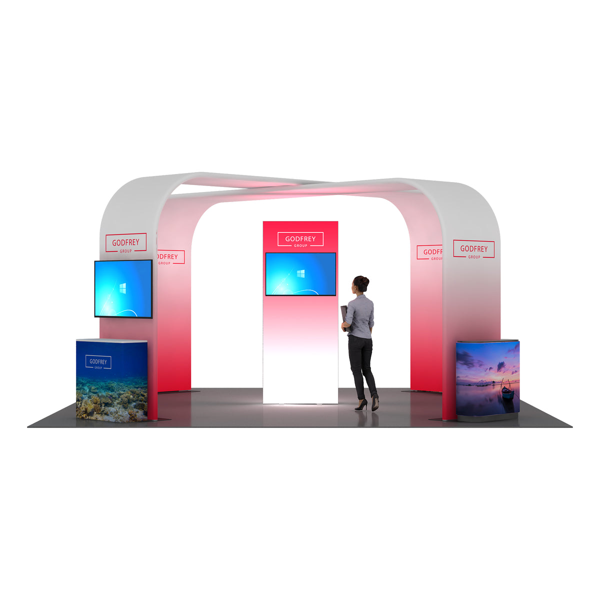 20 x 20 Trade Show Display Exhibit Package 2