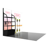 10' Backlit Shelf Display With Two Lightboxes - Godfrey Group