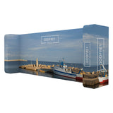 3D Deep Wall With Storage Modules on Each End