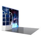 10' Backlit Shelf Display With Two Lightboxes - Godfrey Group