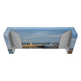 3D Deep Wall With Storage Modules on Each End