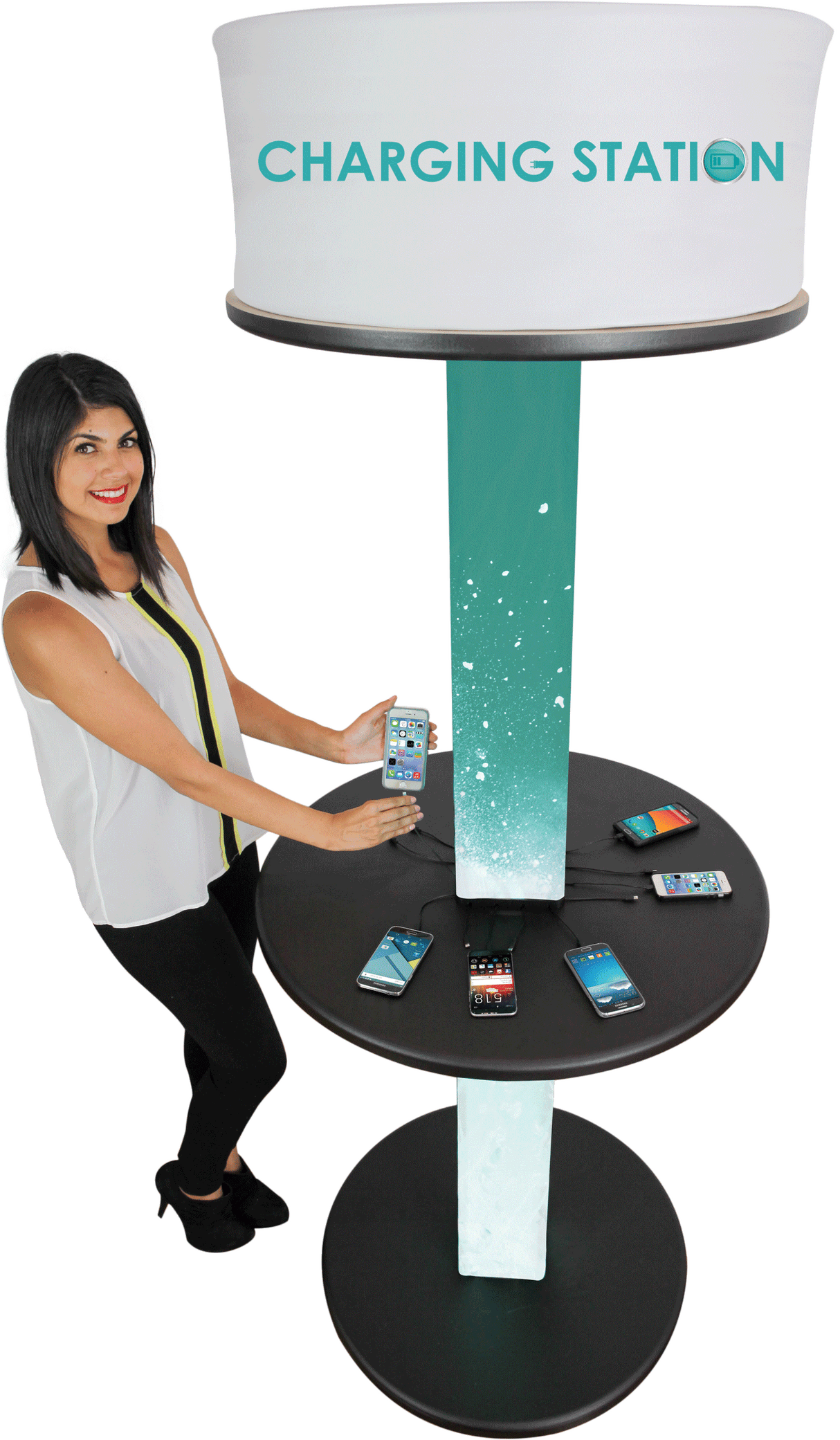 Charging Station Tower for Trade Shows