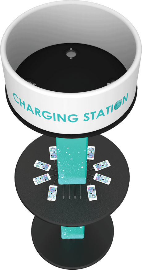 Charging Station Tower for Trade Shows