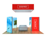 20 x 20 Backlit Exhibit With Storage Closet
