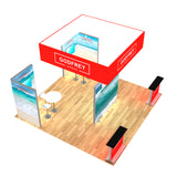 20 x 20 Backlit Exhibit Package