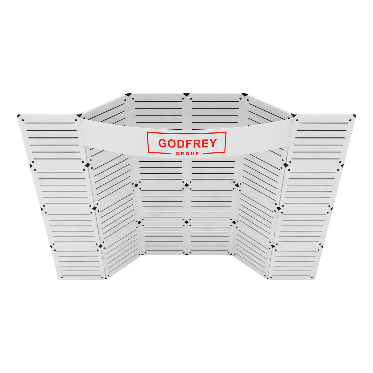 10’ Modular Slatwall Display Package