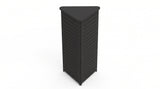 Top Cap/Shelf for Triangular Slat Panel Display