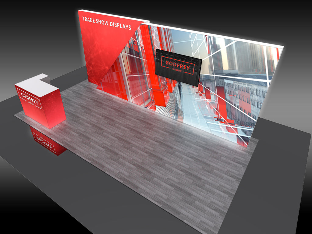 Used 10x20 Custom Trade Show Exhibit