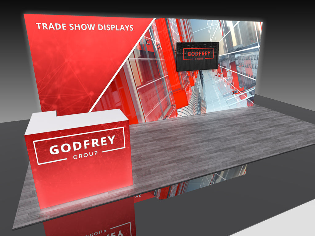 Used 10x20 Custom Trade Show Exhibit