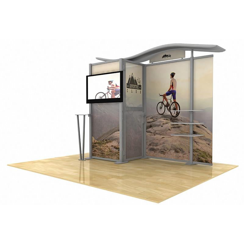 10' Modular Hybrid Display With Closet/Changing Room - Godfrey Group