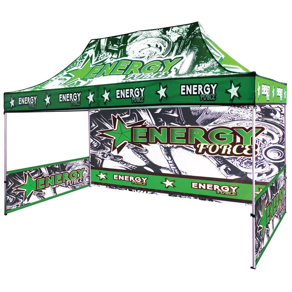 Printed Side and Backwall Options for 15' UV Printed Tent - Godfrey Group