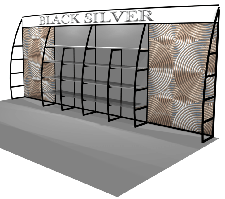 20' OutRigger Shelf Display - Godfrey Group