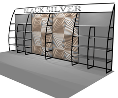 20' OutRigger Shelf Display Configuration II - Godfrey Group