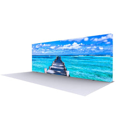 20' Backlit Fabric Pop Up Straight Wall - Godfrey Group