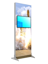 Light Box Module - 3' x 8' with Monitor Mount - Godfrey Group